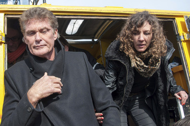 David Hasselhoff protestiert gegen Abbau der Berliner Mauer