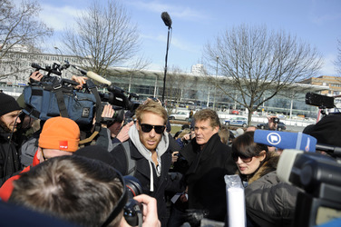 David Hasselhoff protestiert gegen Abbau der Berliner Mauer