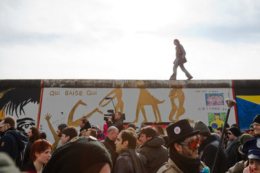 David Hasselhoff protestiert gegen Abbau der Berliner Mauer