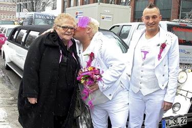 Hochzeit von Sven Florijan (Assistent von Olivia Jones), Hamburg