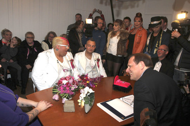 Hochzeit von Sven Florijan (Assistent von Olivia Jones), Hamburg