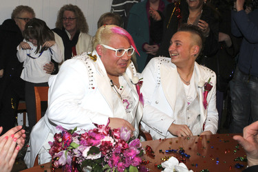 Hochzeit von Sven Florijan (Assistent von Olivia Jones), Hamburg