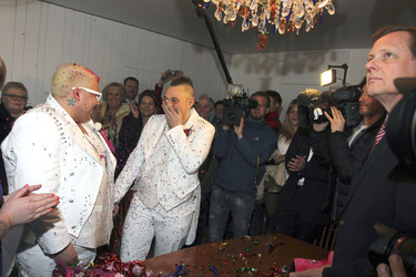 Hochzeit von Sven Florijan (Assistent von Olivia Jones), Hamburg