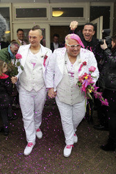 Hochzeit von Sven Florijan (Assistent von Olivia Jones), Hamburg