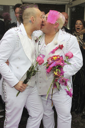 Hochzeit von Sven Florijan (Assistent von Olivia Jones), Hamburg