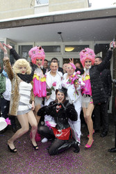 Hochzeit von Sven Florijan (Assistent von Olivia Jones), Hamburg