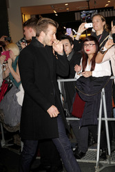 David Beckham bei H&M, Berlin