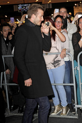 David Beckham bei H&M, Berlin