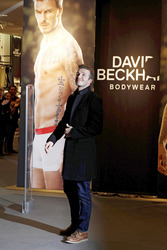 David Beckham bei H&M, Berlin