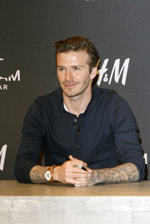 David Beckham bei H&M, Berlin