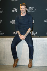 David Beckham bei H&M, Berlin