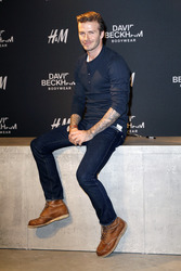 David Beckham bei H&M, Berlin