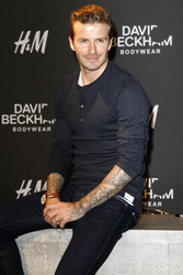 David Beckham bei H&M, Berlin