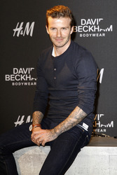 David Beckham bei H&M, Berlin
