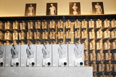 David Beckham bei H&M, Berlin