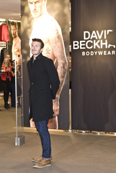 David Beckham bei H&M, Berlin