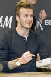 David Beckham bei H&M, Berlin