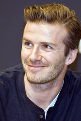 David Beckham bei H&M, Berlin