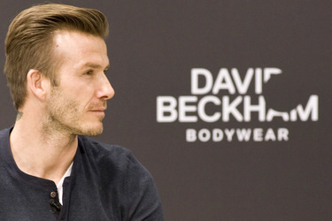David Beckham bei H&M, Berlin