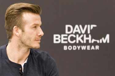 David Beckham bei H&M, Berlin