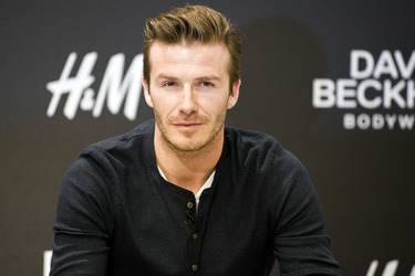 David Beckham bei H&M, Berlin