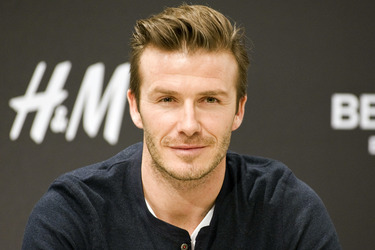 David Beckham bei H&M, Berlin