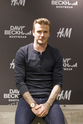 David Beckham bei H&M, Berlin