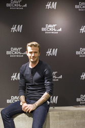 David Beckham bei H&M, Berlin