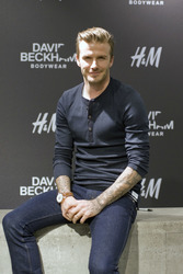 David Beckham bei H&M, Berlin