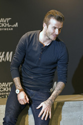 David Beckham bei H&M, Berlin