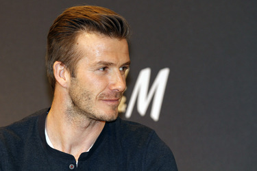 David Beckham bei H&M, Berlin