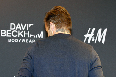 David Beckham bei H&M, Berlin