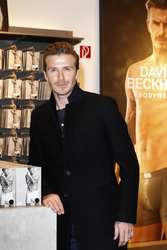 David Beckham bei H&M, Berlin