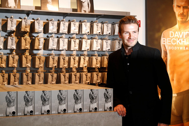 David Beckham bei H&M, Berlin