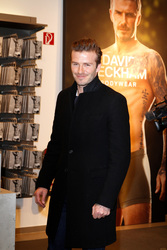 David Beckham bei H&M, Berlin