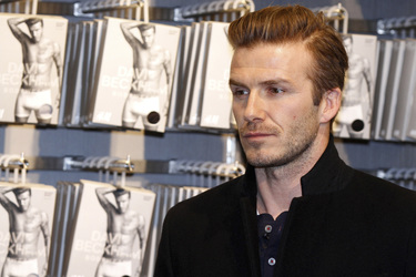 David Beckham bei H&M, Berlin