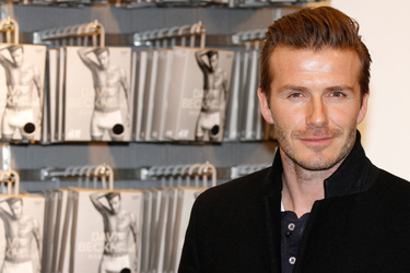 David Beckham bei H&M, Berlin