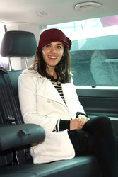 Ankunft von Katie Melua am Flughafen, Berlin