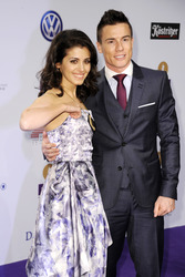 Katie Melua mit ihrem Verlobten James Toseland