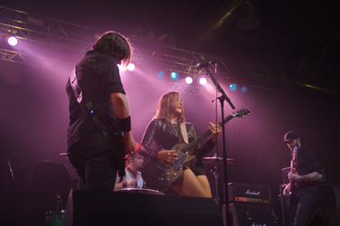 Joe Hottinger, Arejay Hale, Lizzy Hale, Josh Smith (Halestorm)