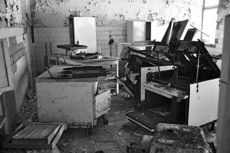 Prypjat nach der Nuklearkatastrophe von Tschernobyl / Pripyat after the Chernobyl Disaster