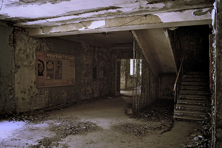 Prypjat nach der Nuklearkatastrophe von Tschernobyl / Pripyat after the Chernobyl Disaster