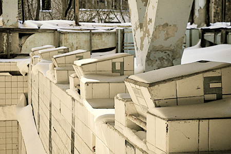 Prypjat nach der Nuklearkatastrophe von Tschernobyl / Pripyat after the Chernobyl Disaster