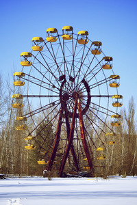 Prypjat nach der Nuklearkatastrophe von Tschernobyl / Pripyat after the Chernobyl Disaster