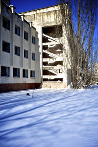 Prypjat nach der Nuklearkatastrophe von Tschernobyl / Pripyat after the Chernobyl Disaster