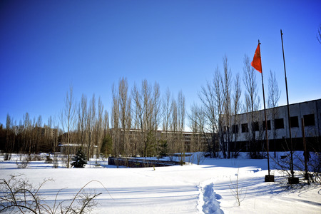 Prypjat nach der Nuklearkatastrophe von Tschernobyl / Pripyat after the Chernobyl Disaster