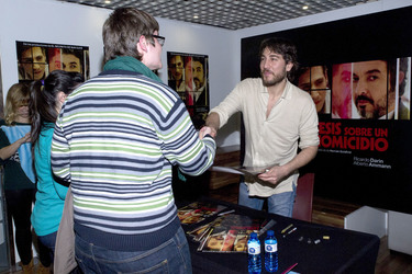'Thesis on a Homicide' Autogrammstunde, Madrid