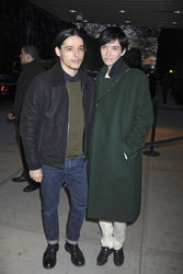 Olivier Theyskens mit Begleitung
