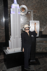 Yoko Ono Celebrates 'World Autism Awareness Day' At The Empire State Building