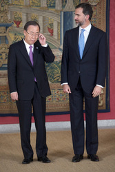 Empfang für Ban Ki-moon, Madrid